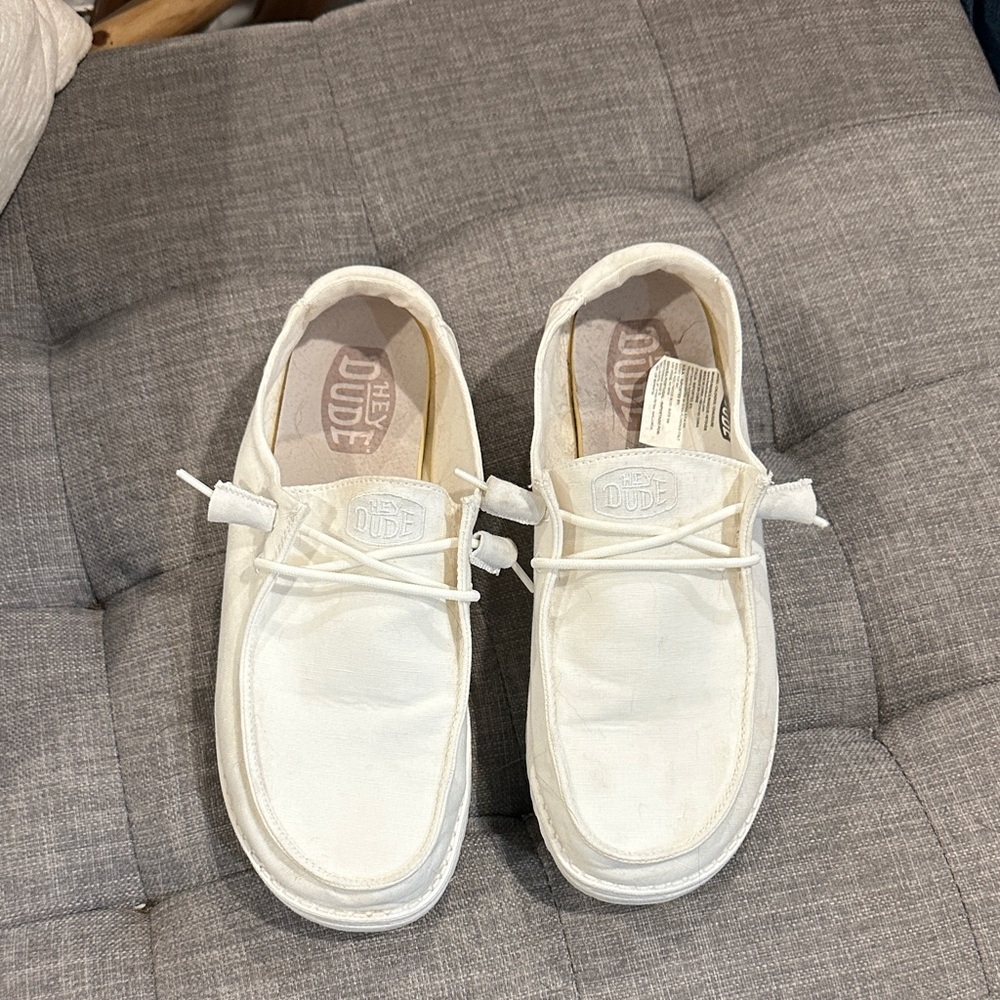 Hey Dude Off-White Loafers